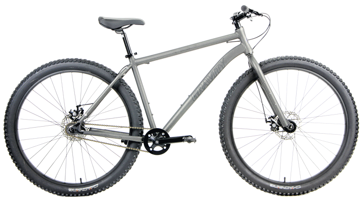  a white mountain bike.